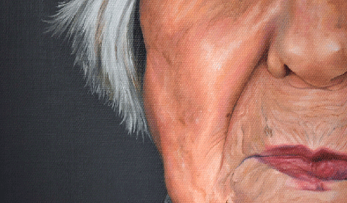 "Heritage" (Detail) Oil on Canvas by artist Coba Beukman. See her portfolio by visiting www.ArtsyShark.com