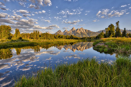 “Teton Sunrise” Photography, Various Sizes by artist Stacy White. See her portfolio by visiting www.ArtsyShark.com