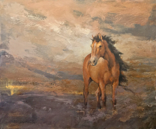 "Desert Wind" Acrylic, 24" x 18" by artist J.M. Brodrick. See her portfolio by visiting www.ArtsyShark.com