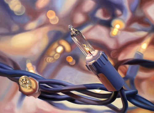 "One Light to Rule Them All" Oil, 32" x 24" by artist Guenevere Schwien. See her portfolio by visiting www.ArtsyShark.com