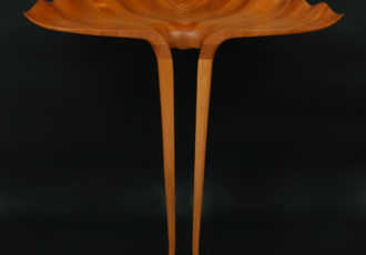 “Pagannini Leaf Shelf” Alder, 39” x 46” x 21” by artist Mark Levin. See his portfolio by visiting www.ArtsyShark.com