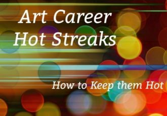 Art Career Hot Streaks and How to Keep them Hot. How artists can make the most of work that goes viral, and use instant success to build their businesses further. Read about it at www.ArtsyShark.com