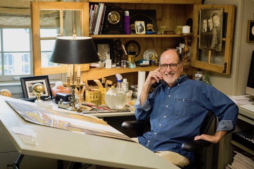 Artist Mark D. Bird in his Louisville, KY studio. Read his interview at www.ArtsyShark.com