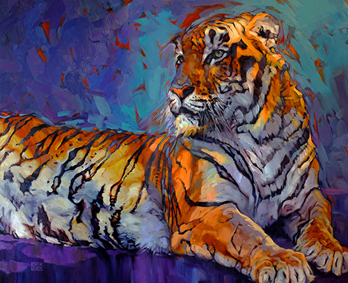 “Ramah” Oil on Canvas, 48” x 36” by artist Carrie Cook. See her portfolio by visiting www.ArtsyShark.com