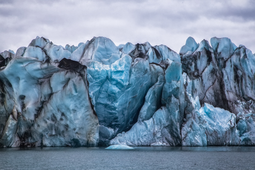 “Heart of the Glacier” Archival Inkjet Print of a Digital Photograph, 40” x 28.5” by artist William Nourse. See his portfolio by visiting www.ArtsyShark.com