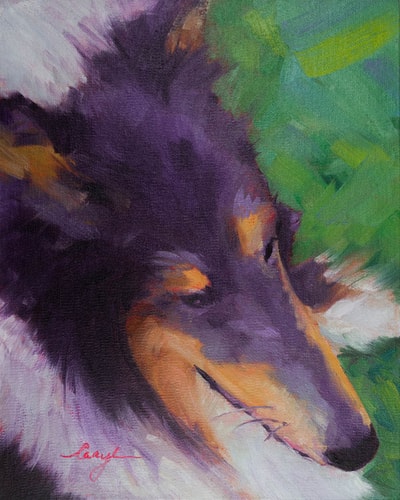 "Siena" Oil on Canvas, 8" x 10" by artist Caryl Pomales. See her portfolio by visiting www.ArtsyShark.com