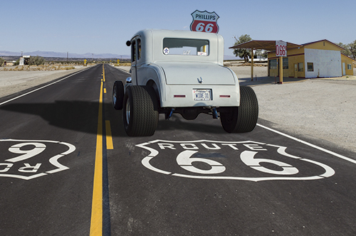 “Route 66” Photography, Various Sizes by artist Andrew Millar. See his portfolio by visiting www.ArtsyShark.com
