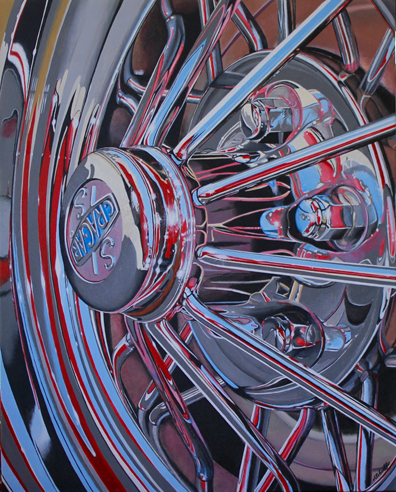 "Totally Wired" Acrylic, 24" x 30" by artist John Schaeffer. See his portfolio by visiting www.ArtsyShark.com
