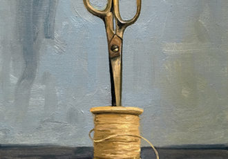 “Tour de Ciseaux” Oil on Canvasboard, 8” x 10” by artist J.W. Hyatt. See his portfolio by visiting www.ArtsyShark.com