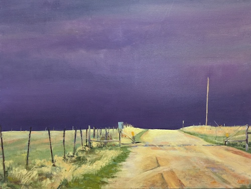 “Approaching Storm” Oil, 24” x 18” by artist Aleta Gudelski. See her portfolio by visiting www.ArtsyShark.com