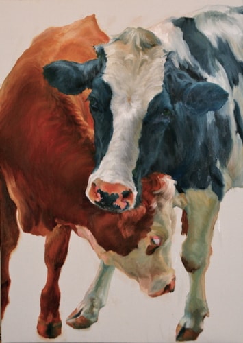 "Ode to Norman Rockwel" Oil, 20" x 28" by artist Diane Weiner. See her portfolio by visiting www.ArtsyShark.com