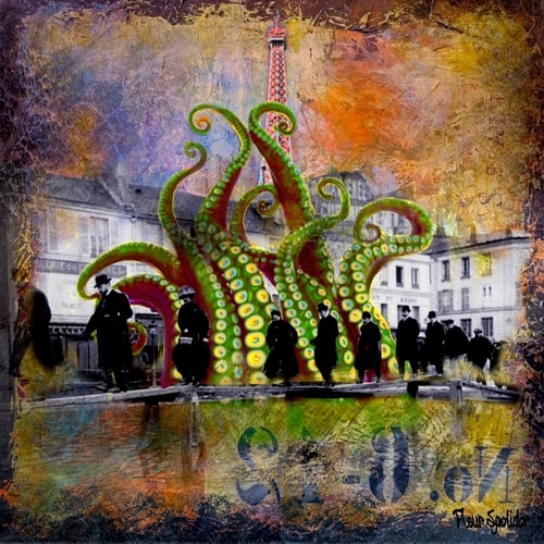 "Botanical Garden" Digital Manipulation, Various Sizes by artist Fleur Spolidor. See her portfolio by visiting www.ArtsyShark.com
