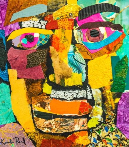 Expressive Mixed Media Portraits by Zabé I Artsy Shark