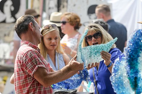 Gold Coast Art Fair, Chicago, voted one of the best art fairs in the U.S. for 2019. 