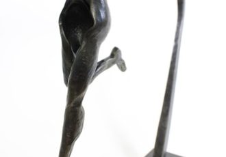 "Imprisoned" Forged Steel, 15" x 15" x 5" by artist Monica Coyne. See her portfolio by visiting www.ArtsyShark.com