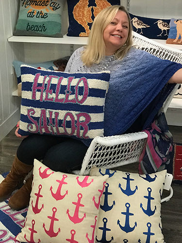 Artist Kristi Caterson licenses her designs for home accessories lines