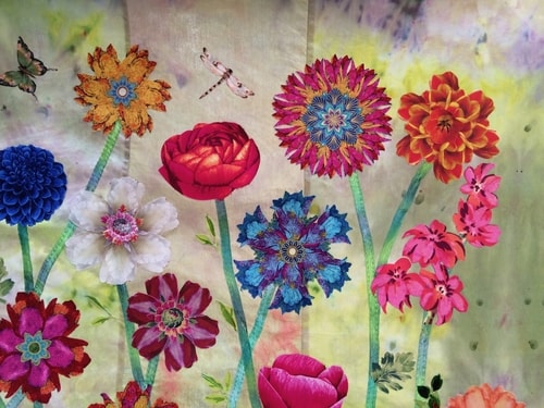 "Garden" (Detail) by artist Silke Cliatt. See her portfolio by visiting www.ArtsyShark.com