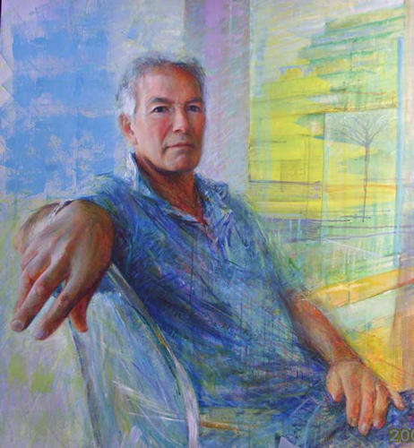 “Portrait of Victor Herbert” Acrylic on Canvas, 97cm x 107cm by artist Marina Kim. See her portfolio by visiting www.ArtsyShark.com