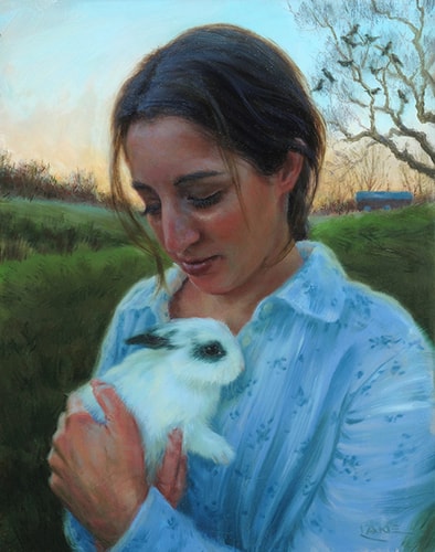 “Fragile Life” Oil, 11” x 14” by artist Nancy Lane. See her portfolio by visiting www.ArtsyShark.com