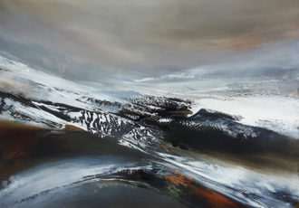 “La terre de mes ancêtres” Acrylic on Canvas, 48” x 36” by artist Nathalie Marcotte. See her portfolio by visiting www.ArtsyShark.com