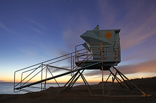 "Lifeguard Station 3" Photography, Various Sizes by Artist Paul Maples. See his portfolio by visiting www.ArtsyShark.com