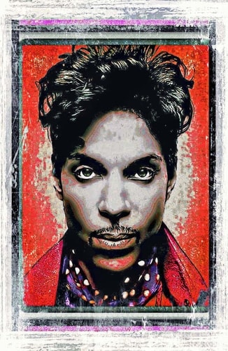 “Prince” Acrylic and Marker, 24” x 48” by artist Dominick Conde. See his portfolio by visiting www.ArtsyShark.com