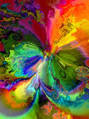 "Primavera Colors" Digital Algorithmic, 30" x 40" by artist Claude McCoy. See his portfolio by visiting www.ArtsyShark.com