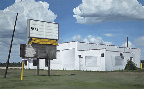 "Hope or Despair?" Oil on Canvas, 48" x 30" by artist Shelley Smith. See her portfolio by visiting www.ArtsyShark.com