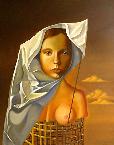 “Northern Girl” Oil on Canvas, 32” x 40” by artist Ruben Cukier. See his portfolio by visiting www.ArtsyShark.com