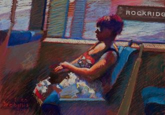 “Rockridge” Pastel, 30” x 24” by artist Ellen Dreibelbis. See her portfolio by visiting www.ArtsyShark.com