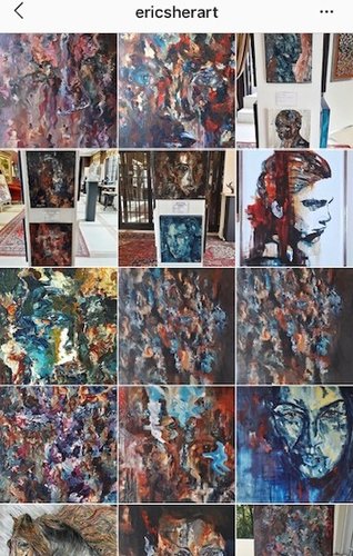 Instagram feed artist Eric Sher