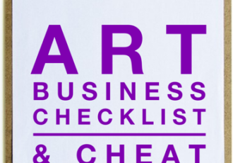 Art Business Checklist & Cheat Sheet