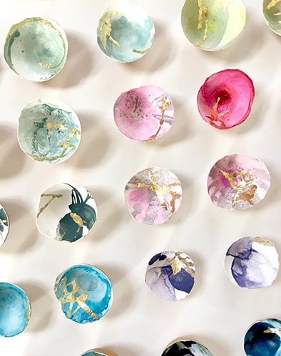 Colored Eggshells by artist Elisa Sheehan