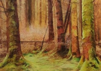 "Eternal Forest" Pastel, 60cm x 80cm