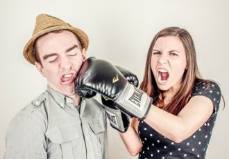 Knocking him out with boxing gloves