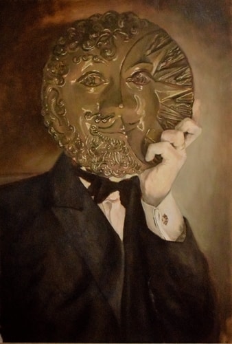 Masked Ball oil painting by Gordon Scott