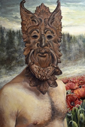 Mask of the Enchanter, oil painting by Gordon Scott