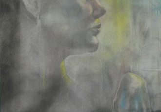 "Suzanne" Pastel and Pencil on Paper, 26" x 34"