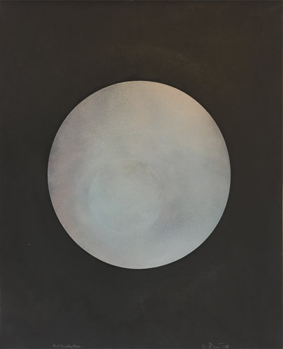 Painting of moon by Karen Fitzgerald