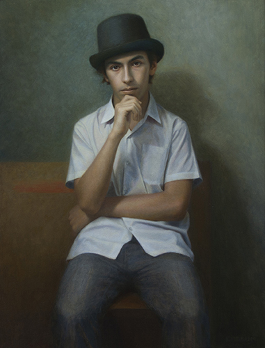 Oil portrait of Marcus Callum by Marcus Callum