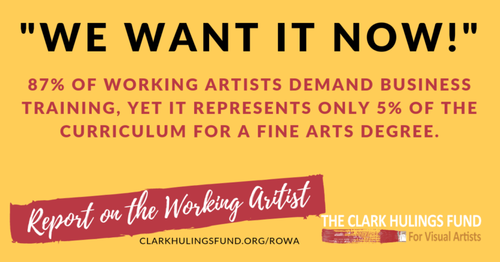 Report on the Working Artists: Working Artists Demand Business Training 