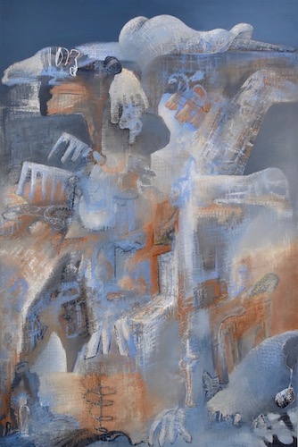 Abstract acrylic painting by Brian Sholdt