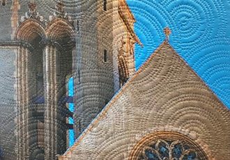 quilted urban image by Marilyn Henrion