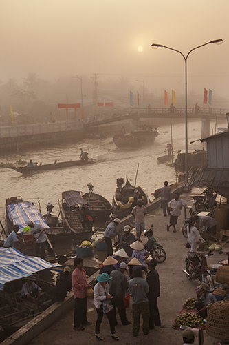 “Floating Market at Soc Trang” Digital Photography by Robert Dodge