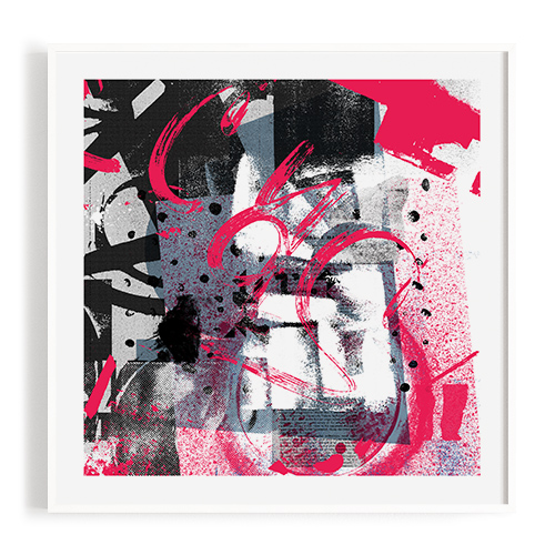 Abstract digital art giclee print by John Bolster