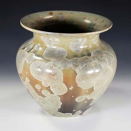 Crystalline glaze vessel by Morgan Harris