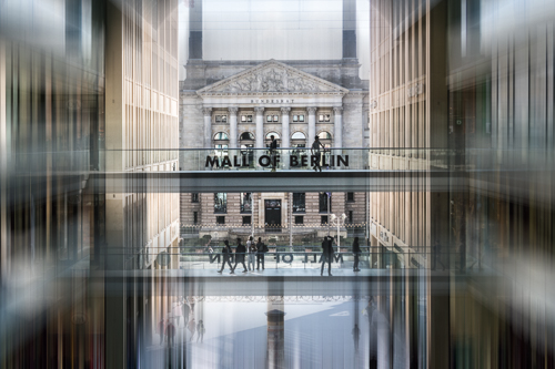 Digital Photograph of the Mall of Berlin by Hilda Champion