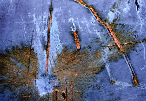 abstract photograph of scratches by Jonathan Katz