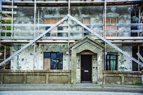 Photograph of construction in Bogarne, Iceland by Jenny Nordstrom