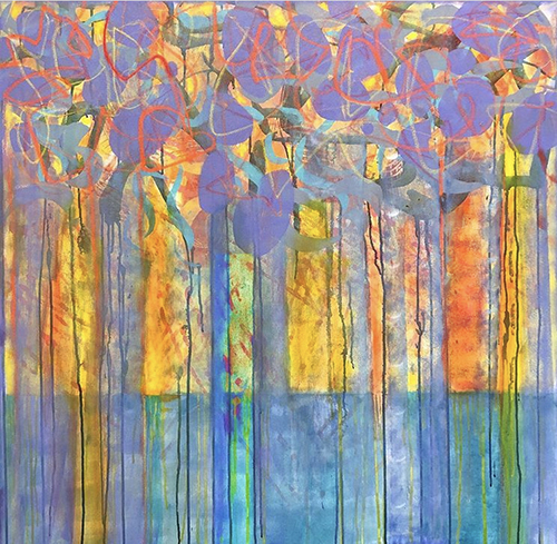 Painting of Mangroves by Janet Mishner